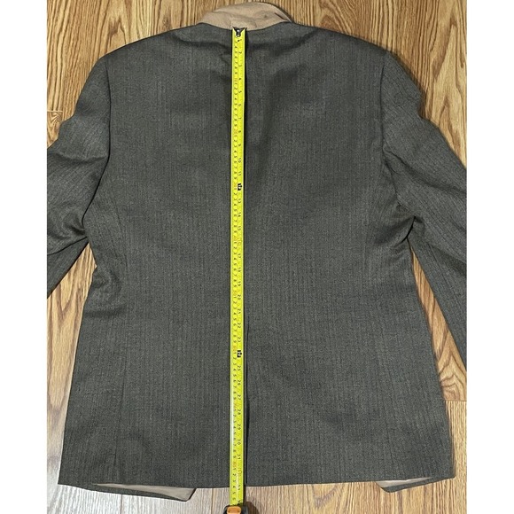 Lauren Ralph Lauren‎ Blazer Mens 46L Brown Laine Vierge 100% Wool Single Breast - Picture 6 of 9